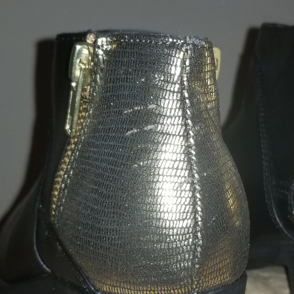 BC Footwear Ankle Boots / Booties - gold & black - Picture 4 of 8